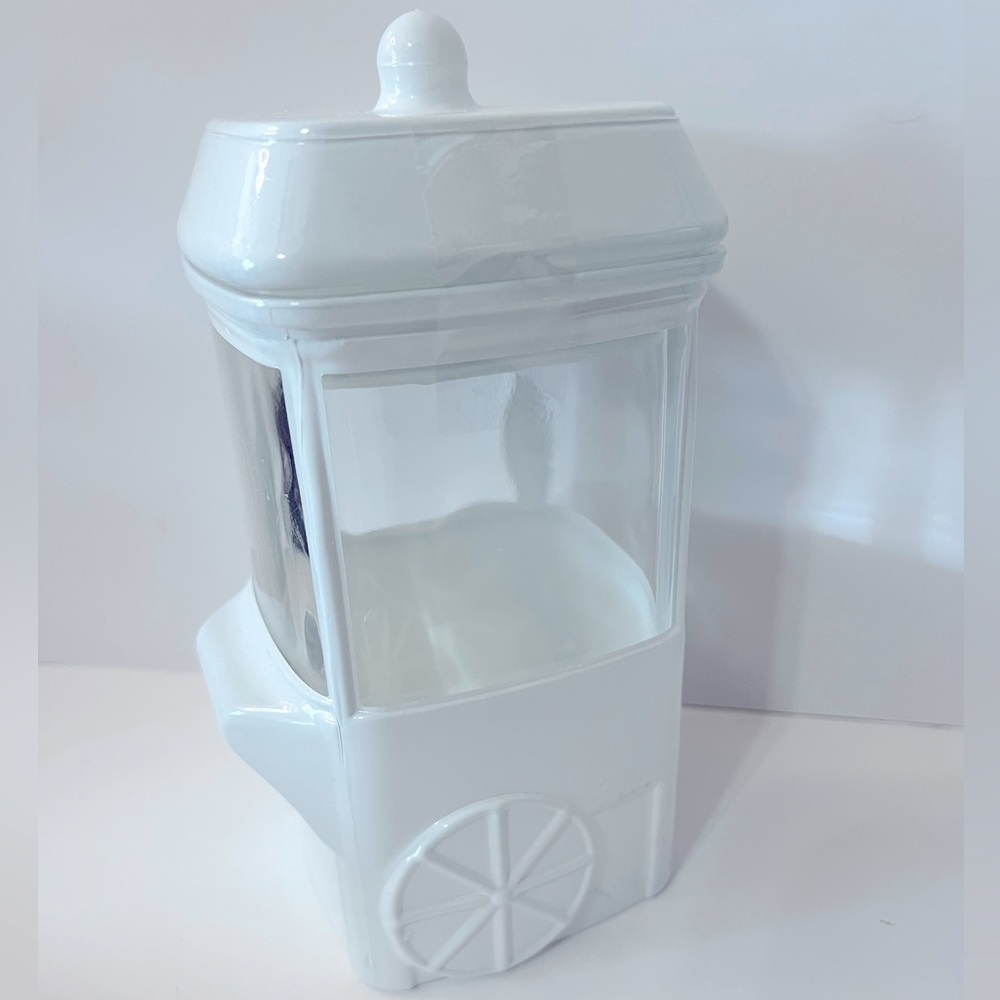 Target 🎯 White Novelty Cart Vessel